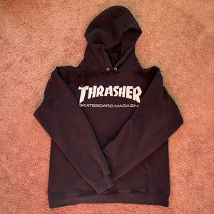 Thrasher Black Hoodie small